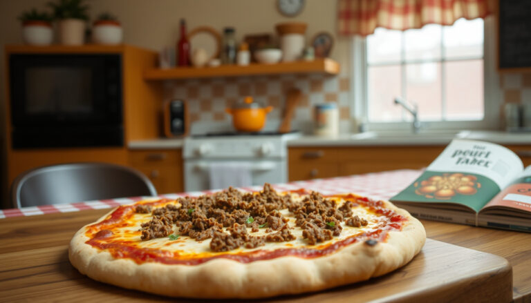 Pizza med kjøttdeig – slik lykkes du med 80-tallsklassikeren